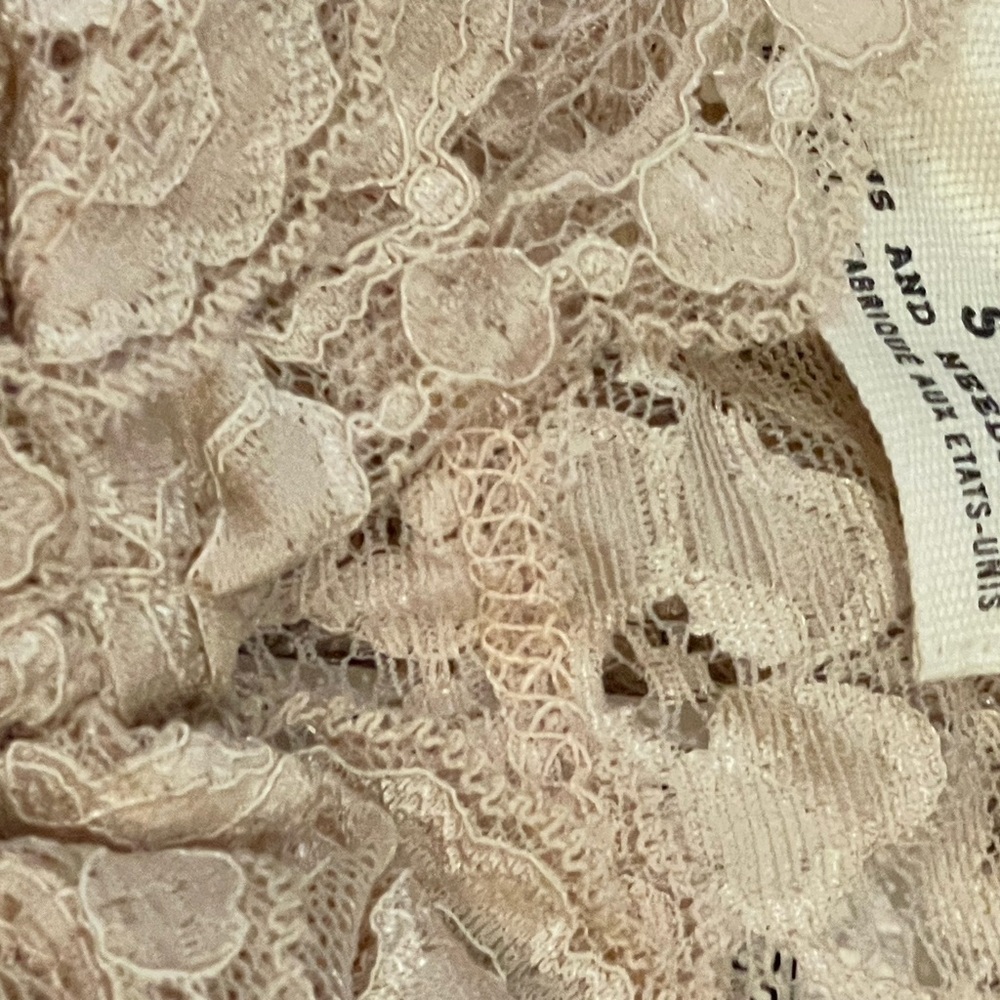 nwt anthro Lace camisole in nude small - Picture 8 of 10